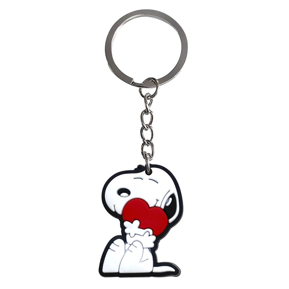 Snoopy Soft PVC Rubber Cartoon Keychain & Backpack Pendant