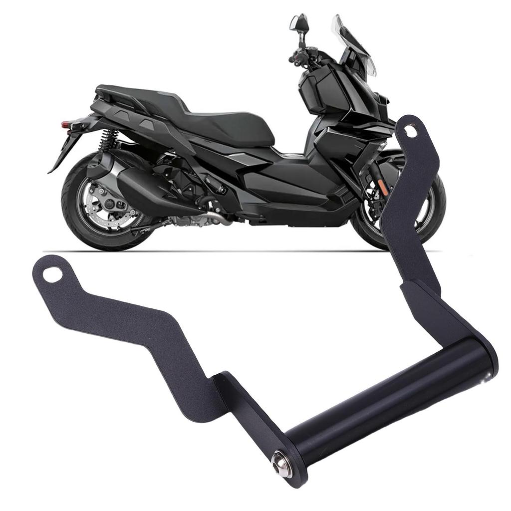 Motorcycle GPS Navigation Bar Mount Bracket Enhanced Safety Shockproof GPS Phone Bar Extension Holder for Upgrading