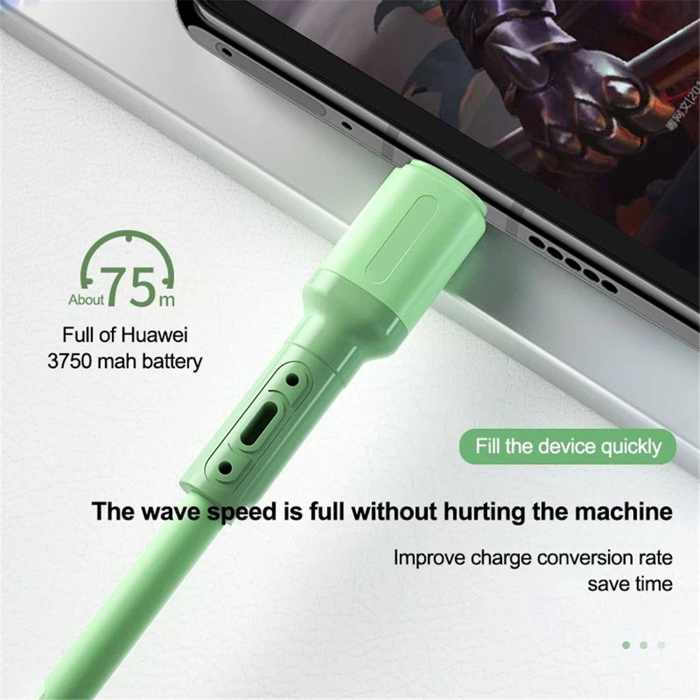Quick Charge USB C 3A Type C USB-C Charger Wire Data Cord Liquid Silicone Cable Fast Charging Cable