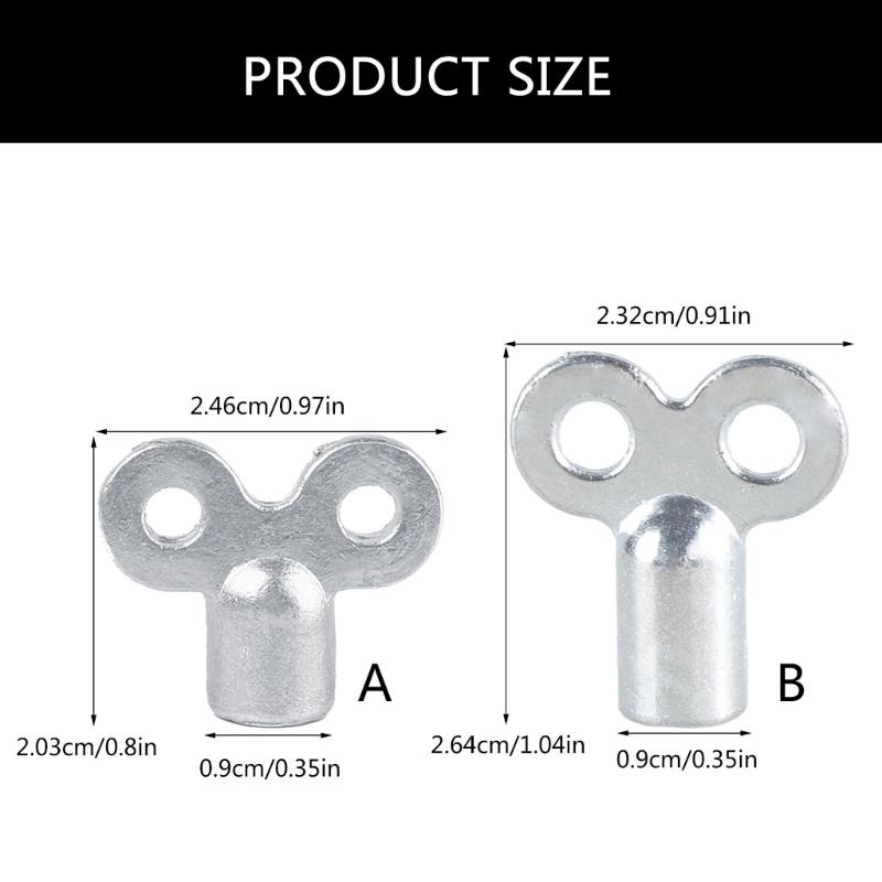 4pcs/set Radiator Bleeder Wrench Key HVAC Maintenance Tool Fit for Quiet and Effective Heating Solution, Noise Reduction