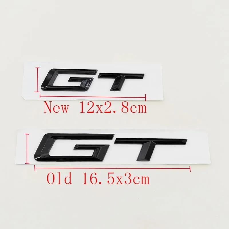 3D ABS Logo GT Emblem Letters Badge Car Rear Trunk Sticker for BMW F34 E36 E46 F07 G32 650 535i 630i 3 5 6 Series GT Accessories