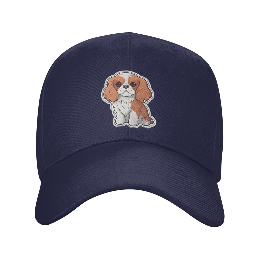 Kawaii Cavalier King Charles Spaniel Casual Baseball Cap Running Hippie Trucker Hat Summer Unisex Baseball Caps