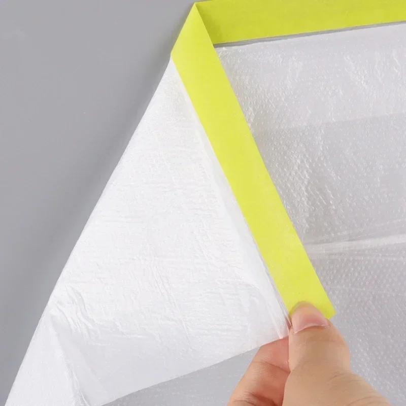 25Meter Big Multifunctional Dust Film Furniture Cover with Plastic Protective Films Disposable Dust Cover Cloth Bed Sofa bigPage