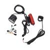 Electric Bike Front Brake Rear Light High Brightness Front Rear Warning Lights Kit with 5 Pin Switch Button Controller