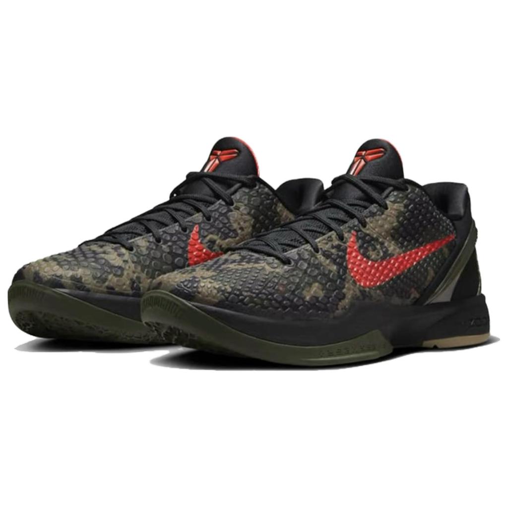 Nike Pantofi unisex Zoom Kobe 6 Protro Italian Camo 2024 Verde Negru Crimson-Bog FQ3546-001