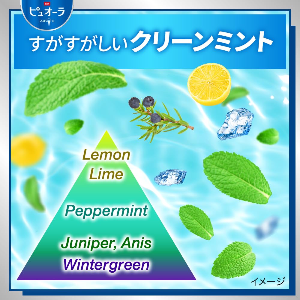 Pyuora Medicated Clean 170g x 2 packs Toothpaste Toothpaste, Mint, + [Quasi-drug]