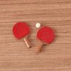 Perfect 1 Set Dollhouse Miniature Tennis Racket Tennis Baseball Golf Table Tennis Set Simulation Sports Model Doll House Accessories
