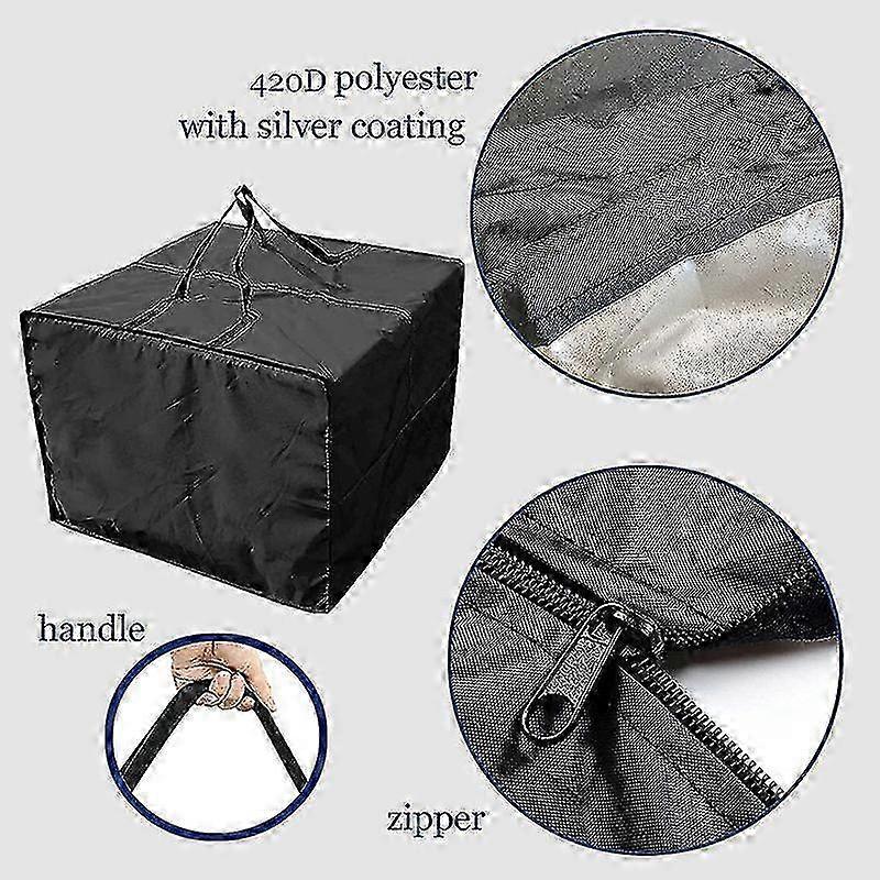Cushion Storage Bag - Durable 210d Garden Cushion Storage Bag, 81 X 81 X 61 Cm