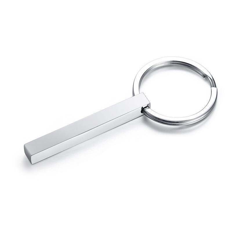 Custom Lange Verticale Staaf Ketting voor Vrouwen Mannen Graveer Gepersonaliseerde Naam Initiaal Hanger Roestvrij Staal Inspiratie Cadeaus
