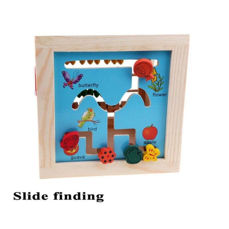 Premium 5 In 1 Wooden Multi-activity Cube Educational Toy For Kids And Babies