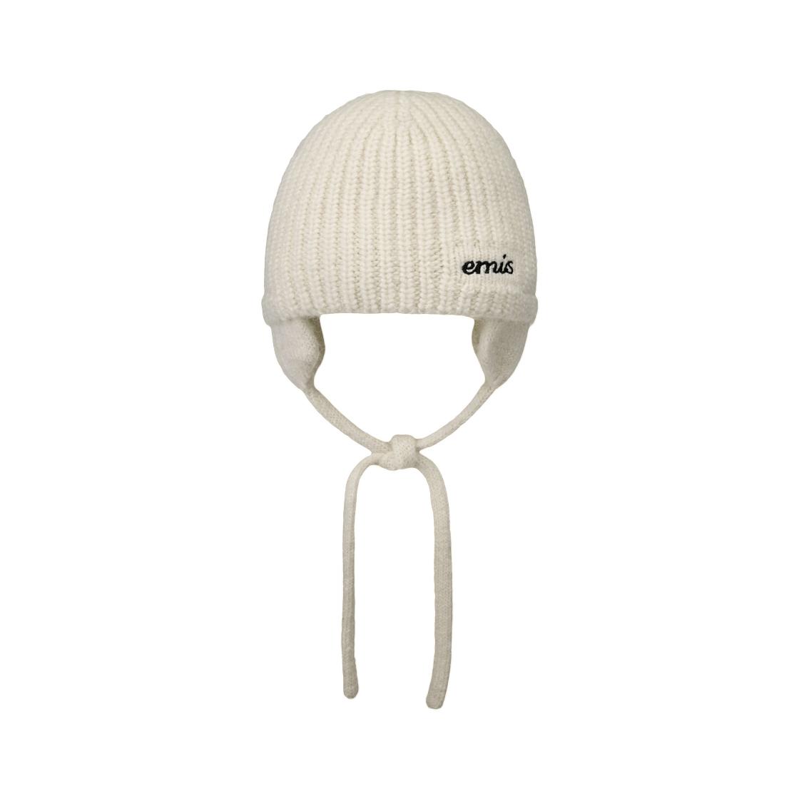 EMIS Earmuff Beanie Ivory ONE SIZE