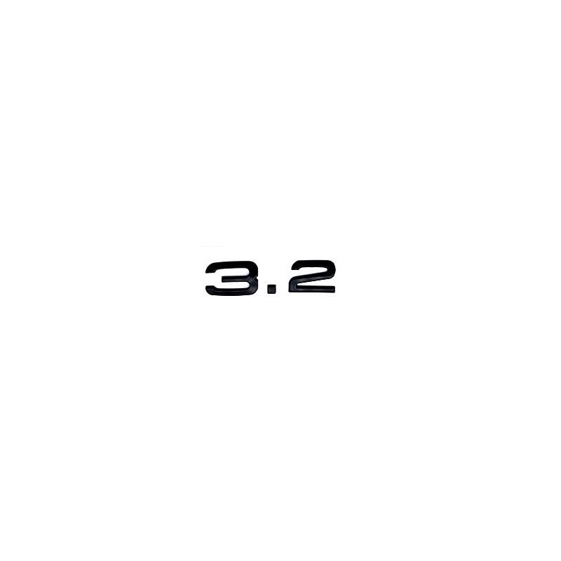 3D ABS 2.4 3.2 3.6 4.2 Letter Car Rear Trunk Tailgate Fender Door Badge Emblem Adhesive Sticker For Audi A4 A5 A6 A7 A8 Q3 Q5 Q7