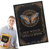 Vintage Notebook Multi-Purpose Mystery Spells Journal Retro Witch Spellbook Rituals Mystical Witch Supplies