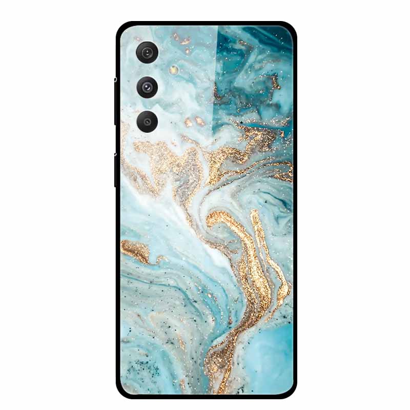 For Samsung Galaxy M54 M34 M14 Case Luxury Tempered Glass Back Cover Hard Case Samsung Galaxy M 54 Capa Fundas Coque Colorful