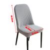 4pc /6pc Thick Plush Jacquard Shell Chair Covers For Dining Room For Banquet Decoration Designed For Pets Chair Slipcovers Simple To Wash Easily