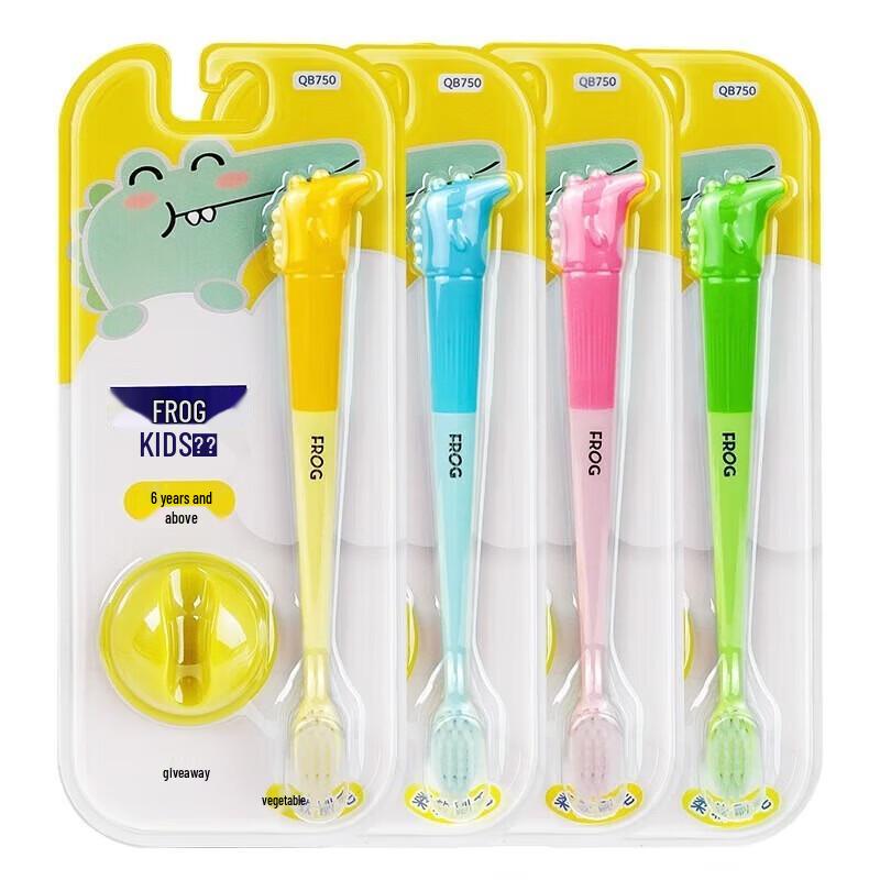 Frog QB750 Kids Ultra-Soft Bristle Toothbrush (3-Pack)