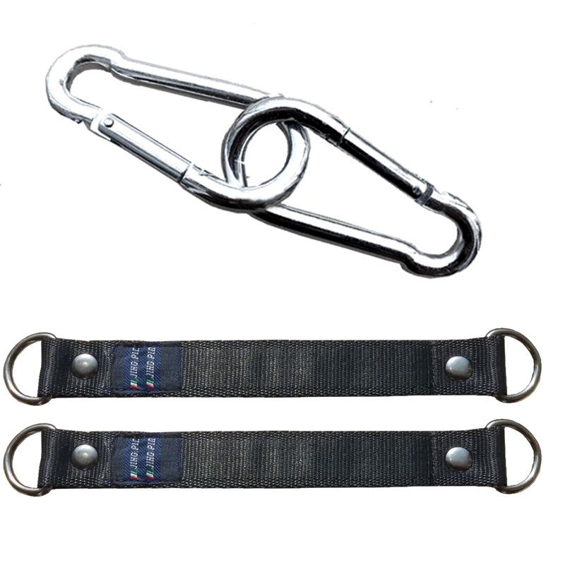 Indoor Children's Swing Set with Large Curved Seat, Hammock Swing Accessories, Hooks, and Connecting Straps