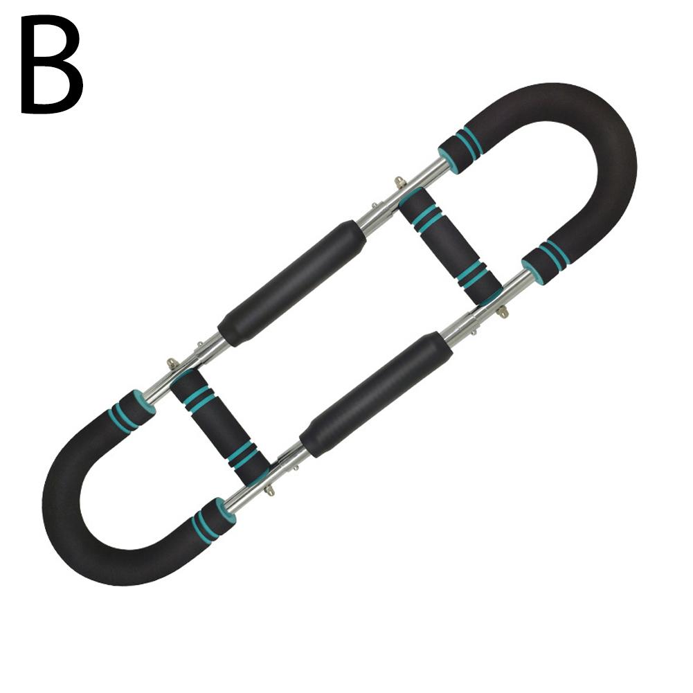 Кистевой эспандер Портативный тренажер для силы предплечья 2 регулируемых уровня Эспандер-твистер U-образной формы для рук, груди, спины