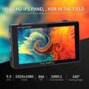 FEELWORLD LUT5E 5.5 Inch High Bright 1600nit Touch Screen DSLR Camera Field Monitor F970 External Power and Install Kit 4K HDMI