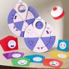 Wooden Expression-Changing Face Turntable Puzzle Game for Children's Concentration and Early Education.