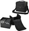 Große Reißverschluss Tragbare Make-up-Tasche Organizer Professionelle Make-up-Box Reise-Kulturbeutel Nagel-Etuis Kosmetiktaschen Make-up-Koffer