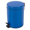 Spirella Metal Pedal Bin Sydney 3l Blue
