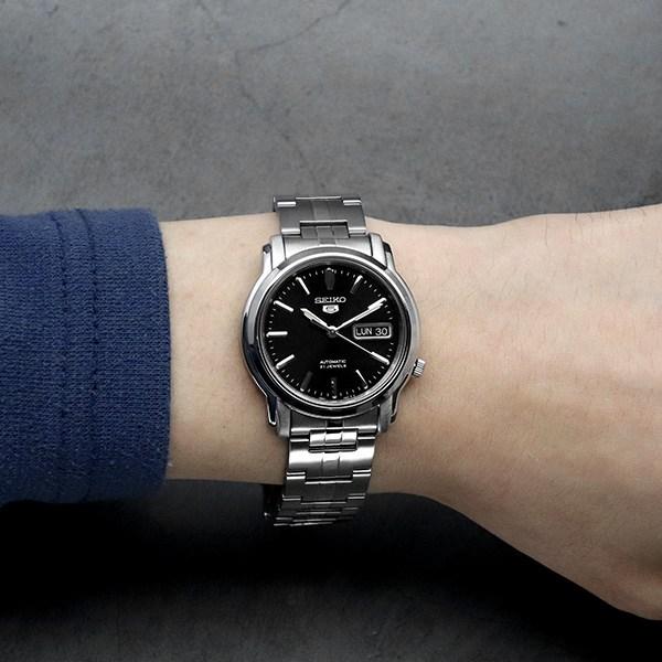 Seiko 5 Klassische Automatik-Herrenuhr aus Metall