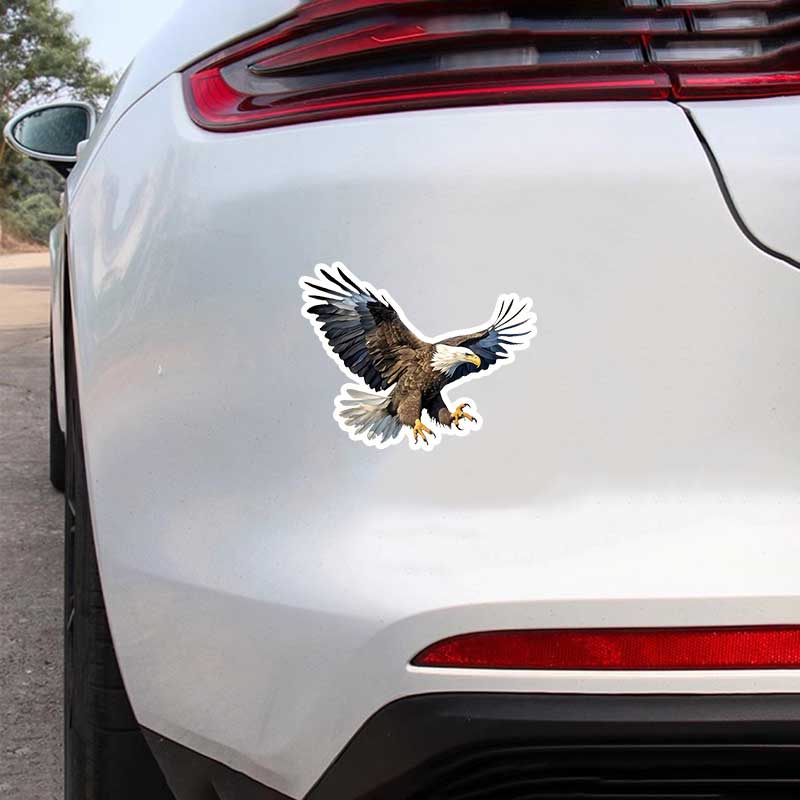 Fliegende Adler Aufkleber Vinyl Decals für Auto Fenster Laptop Wand Motorrad - Langlebige Wasserdichte Adler Motiv Dekorationen Q143