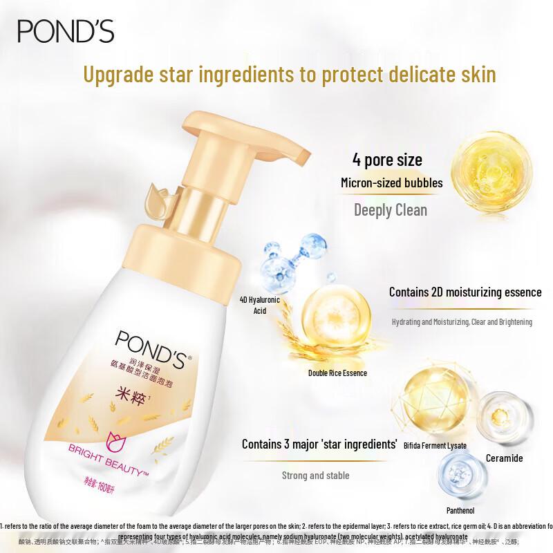 POND'S Moisturizing Amino Acid Foaming Cleanser (2x160ml)