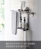 Yamazaki Jitsugyo 6626 Towel Rack Top Rack 2 Tiers Black W18 X X H34cm Tower Easy Installation Just Insert Into Towel Bar Approx. D12.5