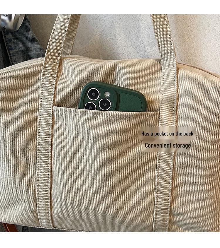 Trendy Lightweight Canvas Crossbody Bag - Large Capacity, Versatile Korean Style 2025