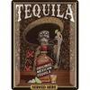 Vintage Metal Poster Tequila La Cantina Bar Wall Art Home Decoration