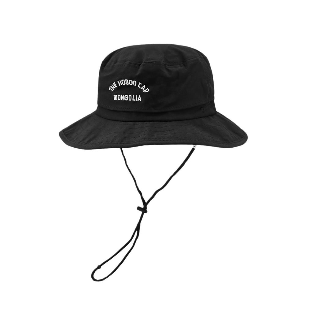 Big Brim Outdoor Climbing Bucket Hat Women's Sun Hat Men's Camping Sun Protection Sunshade Fisherman Hat Children Spring and Summer