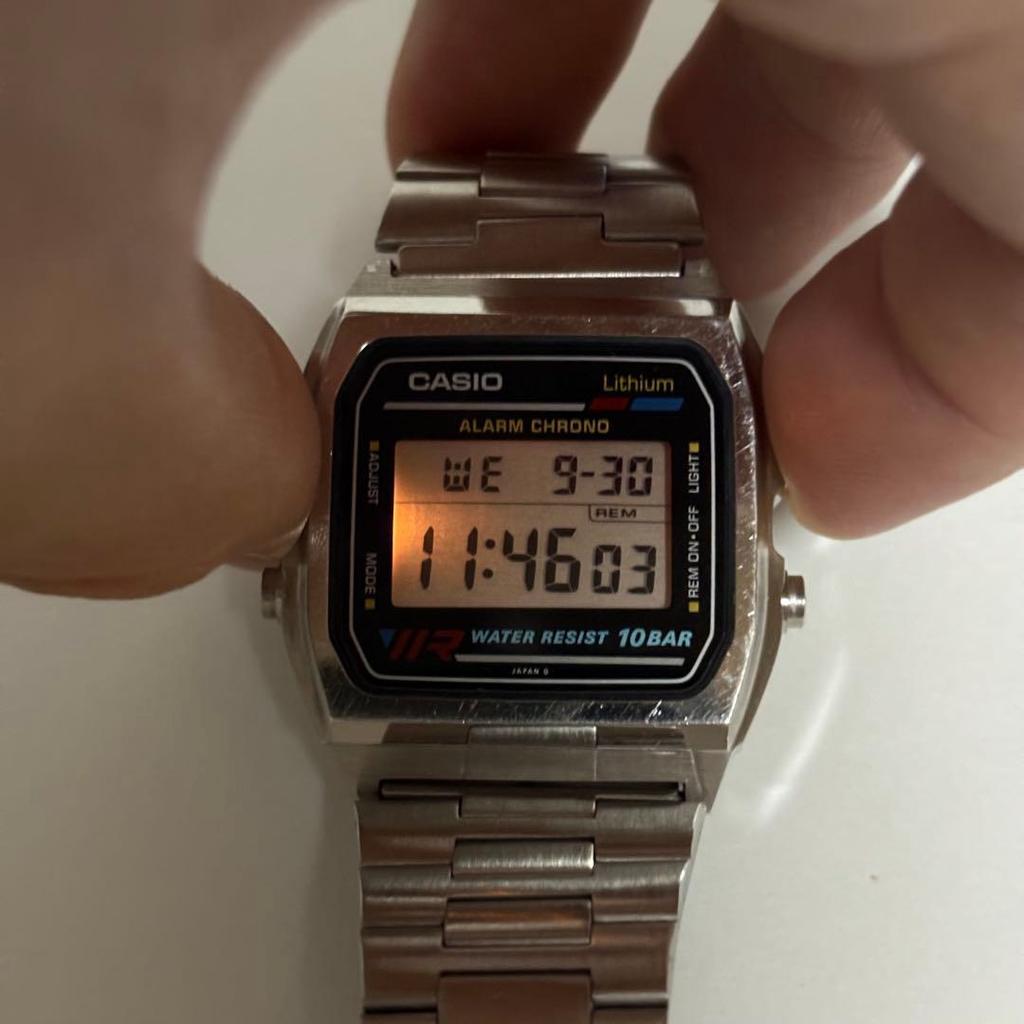 Used Operation CASIO W-780 549 PEPSI color Vintage Made in Japan