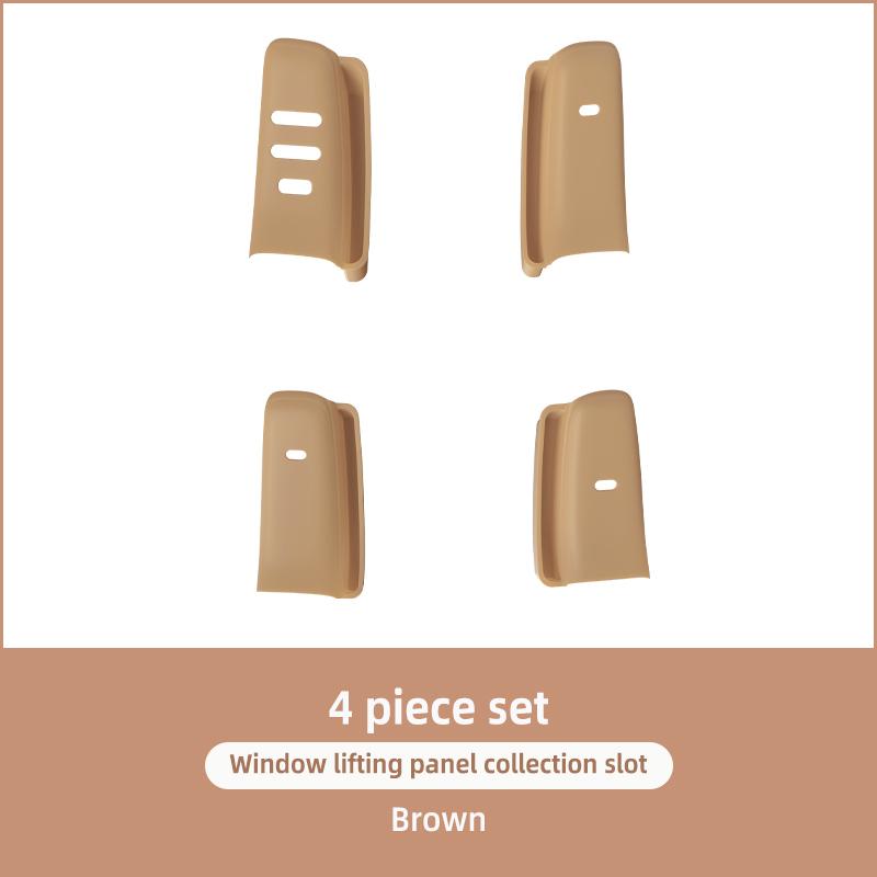 4Pcs For AITO M8 5/6Seat 2025 2026 Custom Car Door Button Panel Silicone Protective Cover Waterproof Interior Accessories