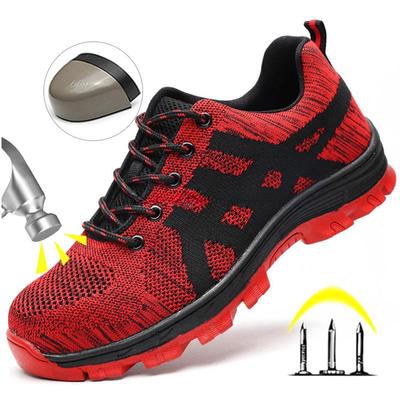 Indestructible Men Shoes Anti-puncture Safety Shoes Work Sneakers Male Hiking Shoes Anti-smash Steel Toe Shoes Security Footwear