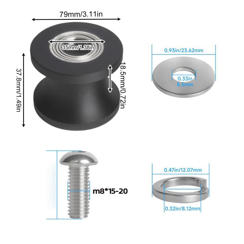 

NEW Fitness Equipment Roller Quiet Smooth Replacement Parts Elliptical Machine Replacement Leg Roller For Indoor Commercial Gym