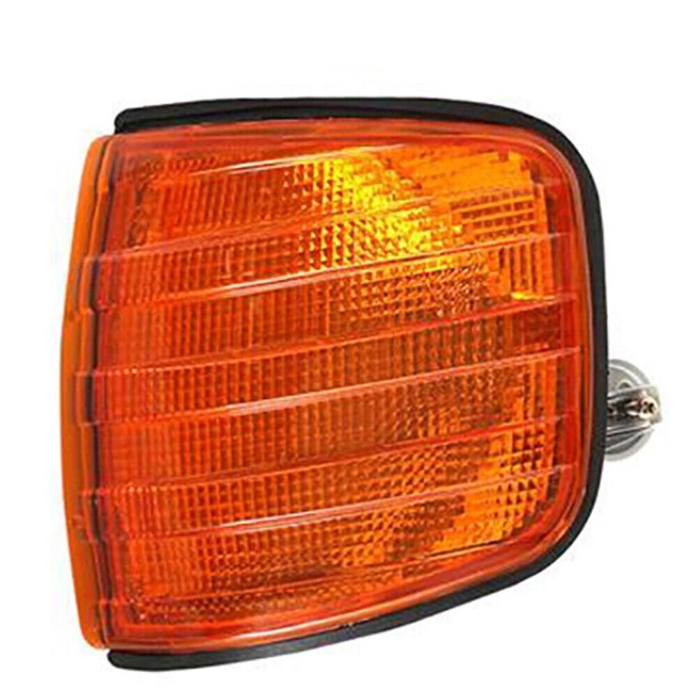 

Front Indicator Turn Signal Light ABS Plastic Yellow Lens Replacement Installation Direct Fit For Mercedes W126