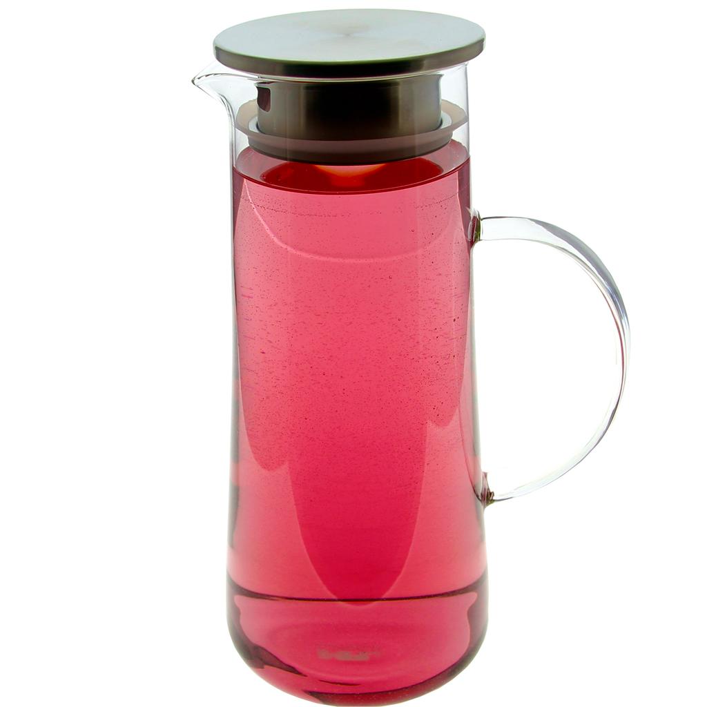 Glass Jug For Mulled Wine Tea Coffee Water Juice Lemonade 1.3L