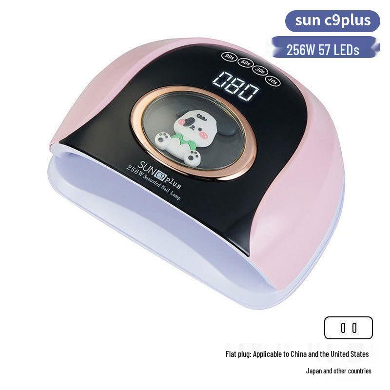Dazzling 256W LED Nail Curing Lamp, Quick Dry Gel Lamp for Salon Use