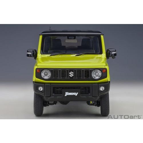 AUTOart 1/18 Scale Suzuki Jimny (JB64) Yellow with Black Roof, Finished Model, 78501