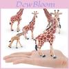 Wild Animal Model Giraffe Pvc Figurine Kids Educational Decor Toy