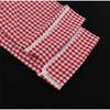 Plaid Shirt Pants Sets Women Peter Pan Collar Lace Up Long Sleeve Shirts Wide Leg Trousers 2 Pieces Suits Female Casual Outfits