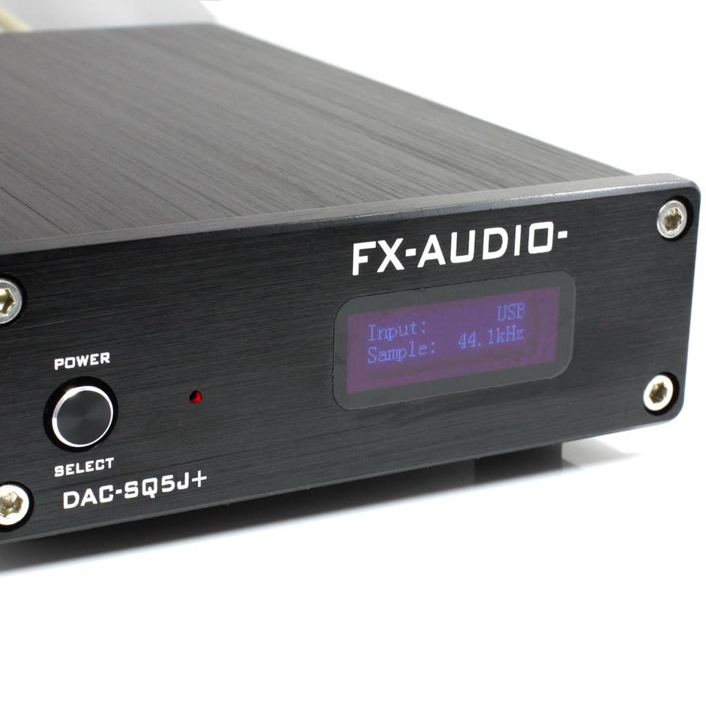 PCM1794A DAC USB Light Optisch Koaxial Digital 24bit 192kHz FX-AUDIO- DAC-SQ5J+ [Schwarz] Burr-Brown Hochauflösend Max.