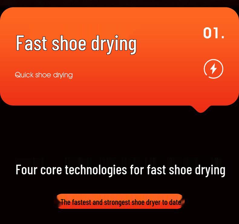 Shoe Dryer with Timer, Deodorization, Sterilization, Aromatherapy, and Warm Socks Feature