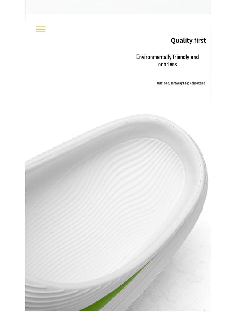 Men's Summer EVA Sandals: Wear-Resistant, Thick-Soled, One-Strap Comfort for Home and Outdoor Use