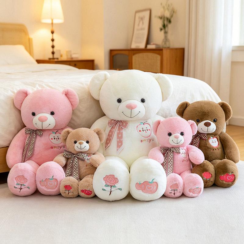 Nuovo 5575Cm Scarf Carino Cartone Animato Orsacchiotto Peluche Bambola Taglia Extra Larga Animale Kawaii Peluche Morbido Soffice Cuscino da Abbraccio Giocattolo Regalo