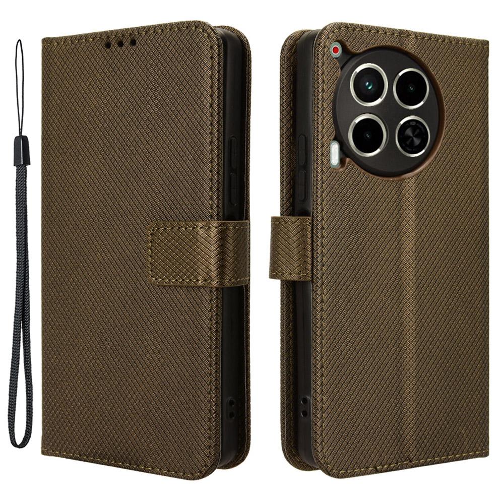 For TECNO Camon 30 4G CL6/Camon 30 5G CL7 Case PU Leather Diamond Texture Phone Wallet Cover
