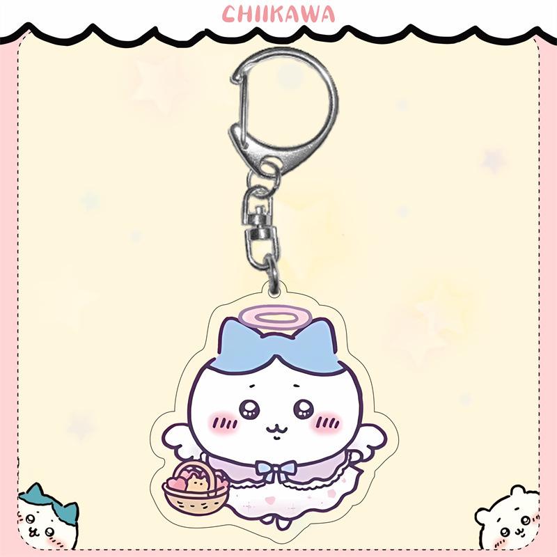 Kiiroitori Usagi Hachi Double-Sided Acrylic Pendant Keychain