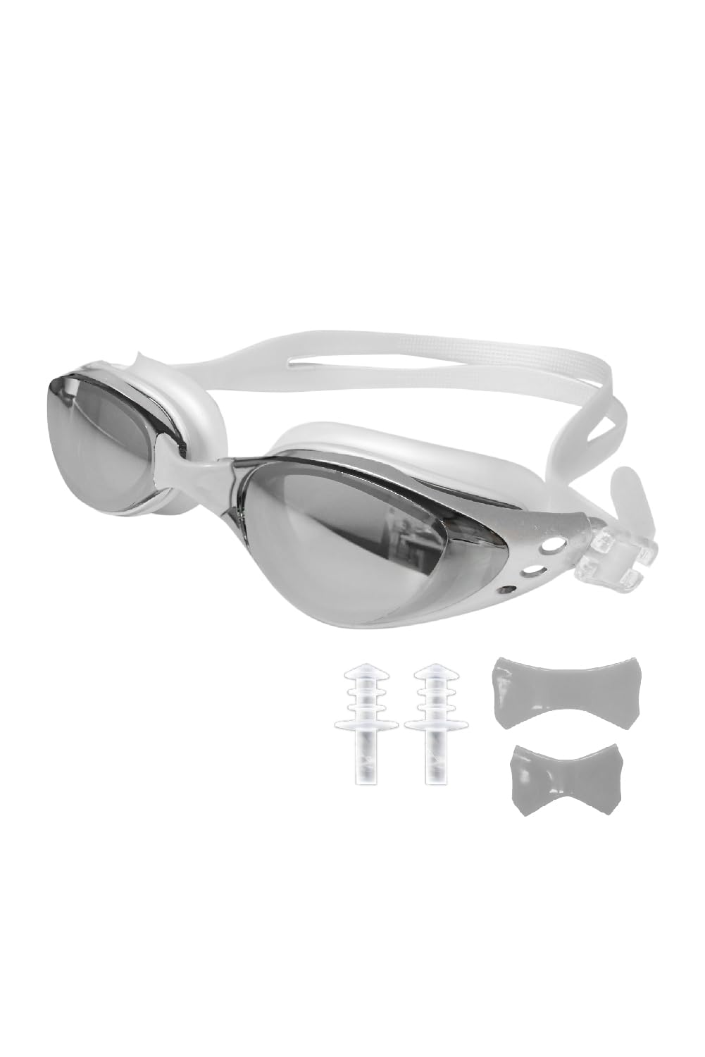 

Shizukawill Очки для плавания для взрослых и Подходят для и Унисекс для мужчин и УФ-чехол Серебристый 1 шт. Дети, Бассейны, Спортзалы, Фитнес, Пляжи, Женщины,